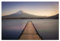 artboxONE Poster 30x20 cm Natur Mount Fuji Sunset hochwertiger Design Kunstdruck - Bild Mount chureito Fuji