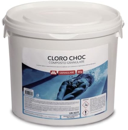 Gre Cloro granulare Forte 5kg per Piscine fuoriterra interrate