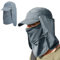 TMEOG Sombrero para el Sol Hombre Mujer Gorra Nuca Protección UV Solar con Protector de Cuello, Sombrero Pescador de Pesca Trekking Senderismo Safari Verano(Béisbol_Gris Oscuro)