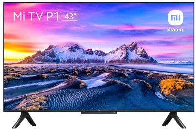Xiaomi Smart TV P1 43 Pulgadas (Frameless, UHD, Sintonizador Triple, Android 10.0, Prime Video, Netflix, Google Assistant, Compatible con Alexa, Bluetooth, 3 HDMI, 2 USB) [Model 2021]