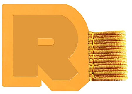 RHODIA 194214C - Orange Self-adhesive Pen Holder - 3x4 cm - for Notebooks, Diaries, Laptops or Digital Tablet - Rhodiarama Collection