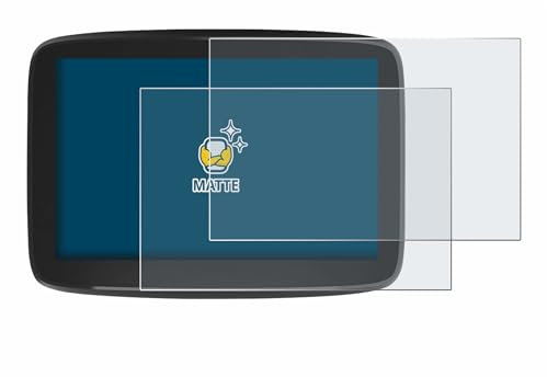 BROTECT Entspiegelungs-Schutzfolie für TomTom GO Classic 6 (2 Stück) Matte Displayschutz-Folie, Anti-Reflex, Anti-Fingerprint