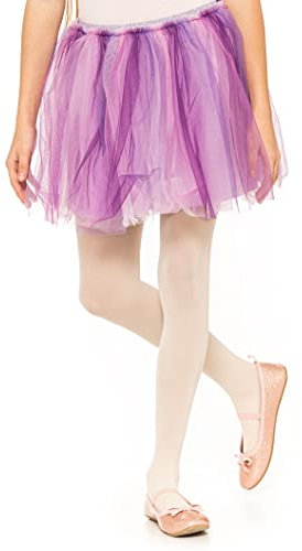 OVISSA Strumpfhose Mädchen Ballettstrumpfhose Kinderstrumpfhosen, Ecru 5-6 Jahre