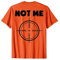 NOT ME Treibjagd lustige Warnweste für Jäger T-Shirt