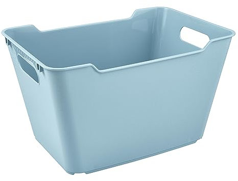 keeeper Storage Box, Textured Surface, 12 L, Lotta, Nordic Blue
