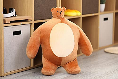 PECLO Teddybär Kissen Panda Bär Muskel Body Boyfriend Hug Kissen ca.47cm Bär