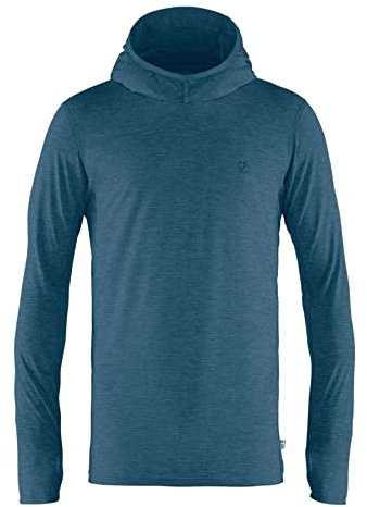 Fjällräven Herren Abisko Sun-Hoodie, Indigo Blue, S