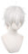Anime Cosplay Perücke für Blue Lock Bachira Meguru Cosplay Perücke kurzes schwarzes gelbes Haar mit gratis Perückenkappe (Seishiro Nagi)