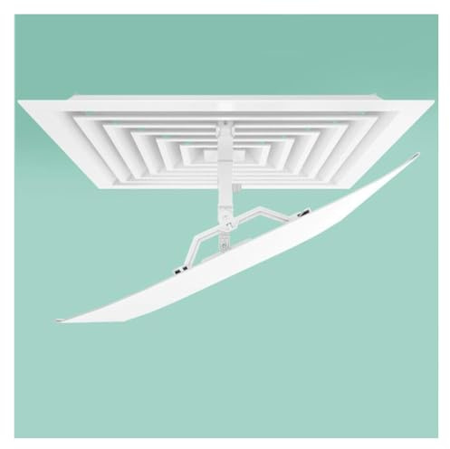 Deflector de aire acondicionado de techo, Deflector de ventilación de aire acondicionado con algodón impermeable Deflector de salida de aire universal for oficina en casa ( Color : B , Size : 60*60cm