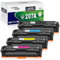 SINOPRINT 207A 207X Toner mit Chip Kompatibel für HP 207A 207X Toner Set für Toner HP Color Laserjet MFP M283fdw M255nw M255dw M282nw MFP M283fdn W2210A W2211A W2212A W2213A (4-Pack)