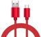 MOBISTAR Micro USB Cable 2M, Android USB to Micro 2.4 Cable Nylon Braided Tangle-Free Micro Charging Cable For Samsung S7/S6/S5, Motorola, Nokia, Sony, PS4 (2m, Red)