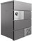 Briefkasten Manufaktur Design Aufputz Paketbox Kant Edition - Elegance 3 individuell mit Ihrem Namen & Hausnummer (DB 703 eisenglimmer)