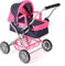 Bayer Chic 2000® Puppenwagen Smarty – Konfetti Pink – Zusammenklappbar – Mit Verdeck, Tasche, Kissen & Decke – Griffhöhe 56 cm – Für Kinder ab 2 Jahren,