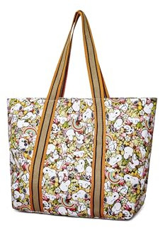 CODELLO Damen Peanuts™ Shopper aus robustem Canvas mit Snoopy & Co.