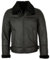 Jilani - Herren Lammfelljacke Lederjacke Lammfell schwarz Größe 52