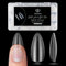 Modelones Almond Nail Tips -510Pcs Nail Tips for Gel Extensions Full Matte Full Cover Clear Acrylic Gel Kit False Press on Nails Manicure Salon DIY at Home 15 Sizes Medium