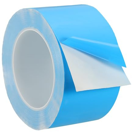PATIKIL Thermales Klebeband, 25m x 60mm x 0,2mm doppelseitiges klebendes Thermisch leitfähiges Band für Kühlkörper LED GPU-Module Computer CPU IC-Chip, Blau