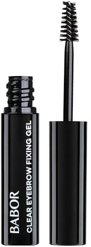BABOR Clear Eyebrow Fixing Gel, farbloses Augenbrauengel, stylt & definiert die Brauen, langanhaltend, 3,5ml