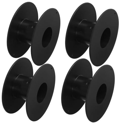 OSALADI Plastic Extension Cord Reel 69 Type Cable Spool Black Cord Organizer for Welding Wire and Heating Wire Use