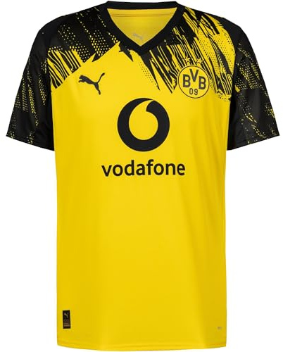 PUMA Herren Dortmund Trikot BVB 2025/2026 Gelb 946437, Größe:XXL, Farbe:903 SCHWARZ/Safety - Schwarz Gelb