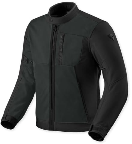 REV'IT! Revit Highcrest H2O wasserdichte Motorrad Textiljacke, schwarz, S