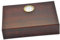 Humidor für 10 Zigarren Außenhygrometer aus Messing
