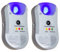 2 x Ultrasonic Pest Repeller Rodent Repellent - 5 in 1 Electronic Plug In Control for Rats Mouse Mice Insects Spiders Bugs Cockroaches Advanced 2018 Device Safe for Humans and Pets Chemical Free Home