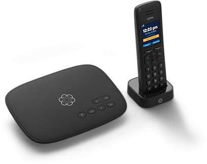 ooma Telo Free Home Phone Service and HD3 Handset. Works with Amazon Echo and Smart Devices