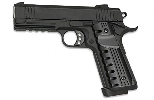 Golden Eagle Arma Airsoft Aire Suave 3014 6mm Potencia 0,50 Julios Cuerpo PVC y Corredera Metálica Airsoft Paintball Caza Supervivencia bushcraft Camping Outdoor 38352 + Portabotellas de regalo