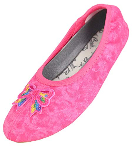 Beck Mädchen strikjes Gymnastikschuhe, Pink, 35 EU