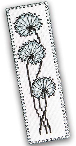 Povitrulya Embroidery Kit 'Dandelions' - Cross Stitching Bookmark Kit for Beginner