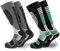 Occulto Herren Skisocken 2er Pack, 4er Pack (Modell: Felix) 2 Paar Grün Schwarz 39-42