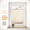 Sonello Estor Cortina Plisada sin taladrar 35cm x 100cm Beige, Cortina Enrollable Plisado Cortina Plisada para Puerta y Ventana persianas protección de la intimidad protección Solar estores palisados