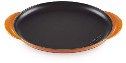 Le Creuset Gril en fonte, Ovale, 31 cm, Rouge (Rouge four)