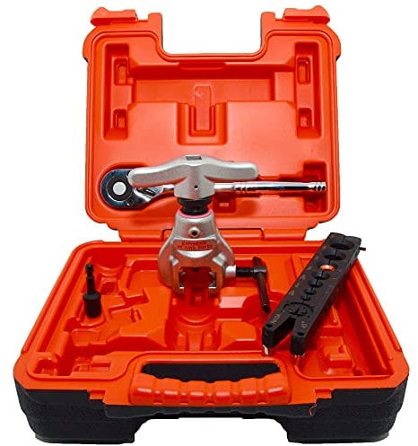 Bördelwerkzeug Meister mit Exzenter-Konus für Kältemittelleitung 3/16, 1/4, 5/16, 3/8, 1/2, 5/8 und 3/4 Zoll