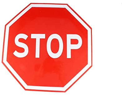 Stop-award-schild Rotes Stoppschild Zeichen Bushaltestelle-schild Straßenwarnschilder Warnschild Stoppen Sicherheitsschild Stoppen Straßenschild Reflektierend