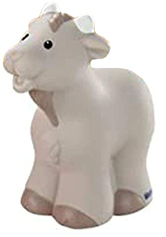 Pièce de rechange pour scène Fisher-Price Little People Manger - N4630 ~ Christmas Story Playset ~ Figurine de chèvre grise de rechange