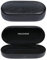 molshine Custodia rigida per occhiali da sole, classica grande custodia per occhiali da sole per donne e uomini, occhiali da sole, nero, Large