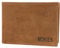 MOKIES Geldbörse Herren – RFID-Schutz – Slim & Flach – Portemonnaie mit Münzfach & 9 Kartenfächern – Hochwertige Herren-Geldbörse aus Echtleder – Perfekte Geschenkidee (Braun Vintage, klein)