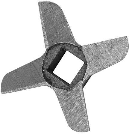 Shaped Steel Meat Grinder Replacement Blade, 5 Different Blades, for Homemade Sausages, Compatible with All Plastic Grinders (8)