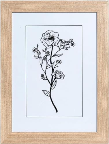 Cadre Photo,Cadre Photo A4 (21 x 29.7 cm),Cadre Photo en Bois Original Pour Bureau et Décoration Murale, Mural et de Table Cadre de Portrait, Idéal pour les Affiches & Diplomes