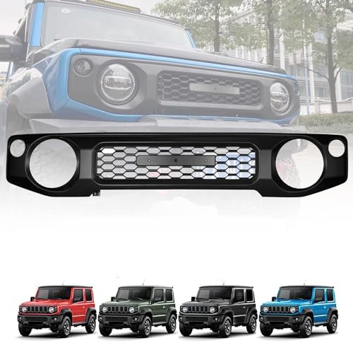 Archaic Griglia Radiatore per Suzuki Jimny Sierra JB64 JB74 2018-2024, Grille anteriore per Jimny,con Suzuki Marco