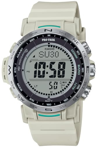 Casio PRO TREK Climber Line Orologio da Polso, Radio Solare, Biomassa Plastica, Beige