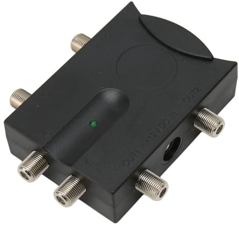 TV-Antennenverstärker, 2 in 4 Out, Verlustfrei, Bidirektional, Hochelektronisches Fernsehvideozubehör, Antennen, 7,5 DB Verstärkung mit Equalizer für Kabel