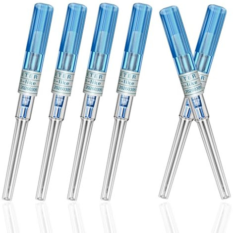 TONBAO 6 Stück Piercing Nadeln 22G Einweg Für Körperpiercings