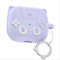 GIOPUEY Cover Compatibile con Samsung Galaxy Buds 3/3 Pro, Cilicone Custodia, Ultrasottile Case Cover, Antiurto, Resistente ai Graffi - Purple