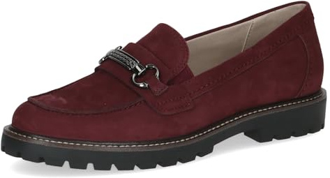Caprice Damen Slipper aus Leder mit Zierschnalle
