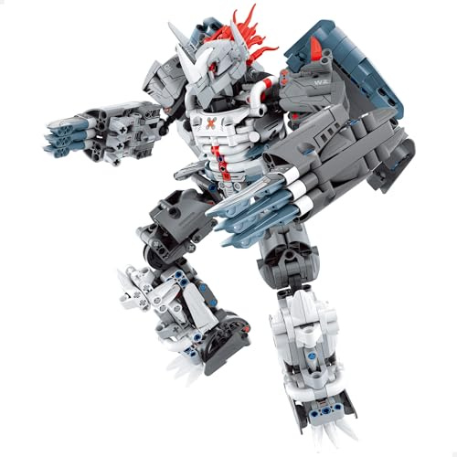 ColorBaby iM.Master 85447 Bausatz, Nashorn, Roboter, 965 Teile, bewegliches Design, robuste Struktur, präzise und unterhaltsame Stem-Montage, ab 6 Jahren