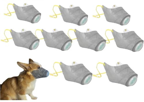 Yominerr 2-In-1 Dog Respirator and Smoke Mask with Anti-Dust and Anti-Fog Capabilities for Dogs