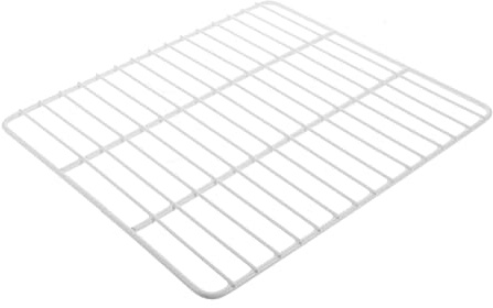 BUGUUYO Heavy Duty Kühlschrank Drahtgitter Regaltrenner Robuster Eisfach Organizer Flexibel Weißer Metall Drahtgitter Trenner für Gewerbliche und Private Gefrierfächer